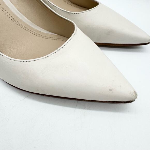 Marc Fisher Cream Block Heel Pumps - Picture 4 of 13